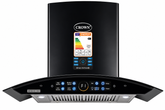 Crown 75(15) Kitchen Range Hood – 75cm Stainless Steel Chimney Hood with Powerful Suction, LED Lights & Official Brand Warranty