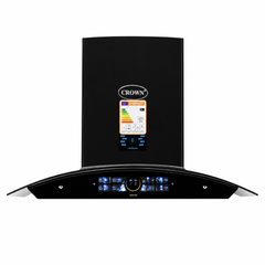 Crown 90(15) Kitchen Range Hood – 90cm Stainless Steel Chimney Hood with Powerful Suction, LED Lights & Official 1 Year Brand Warranty