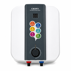 Crown EG-15L(D) Electric Geyser – 15 Litre Digital Water Heater with Imported Italian Heating Element, Full ABS Body & 1-Year Brand Warranty