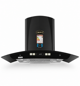 Crown 75(5) Kitchen Range Hood – 75cm Stainless Steel Chimney Hood with High Suction Power, LED Lights & Official Brand Warranty