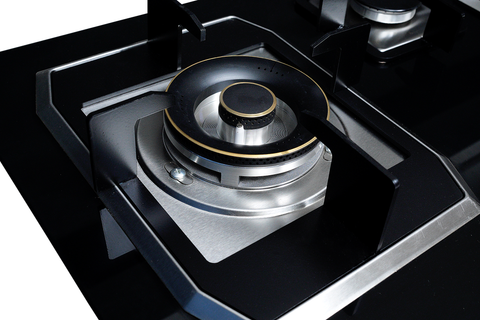 The NEW Crown CR-19G Built-In Gas Hob – 3 Burner Tempered Glass Cooktop with Auto Ignition for Modern Kitchens | 1-Year Brand Warranty