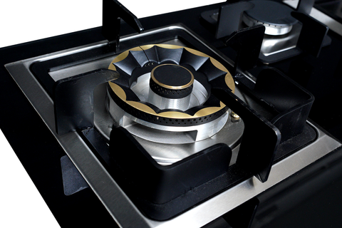 The NEW Crown CR-19G Built-In Gas Hob – 3 Burner Tempered Glass Cooktop with Auto Ignition for Modern Kitchens | 1-Year Brand Warranty