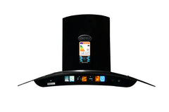 Crown 75(1) Kitchen Range Hood – 75cm Stainless Steel Chimney Hood with High Suction Power, LED Lights & Official Brand Warranty
