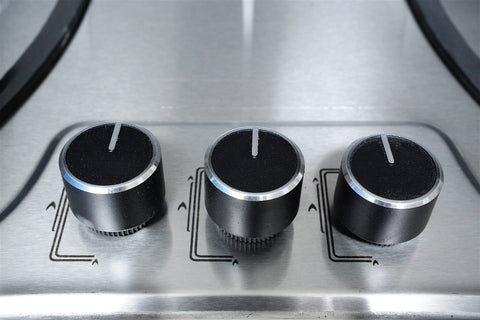 Crown CR-3111S Built-In Gas Hob – 3 Burner Stainless Steel Cooktop with Auto Ignition for Modern Kitchens