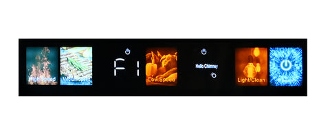 Crown 90(1) Kitchen Range Hood – 90cm Stainless Steel Chimney Hood with High Suction Power & LED Lights