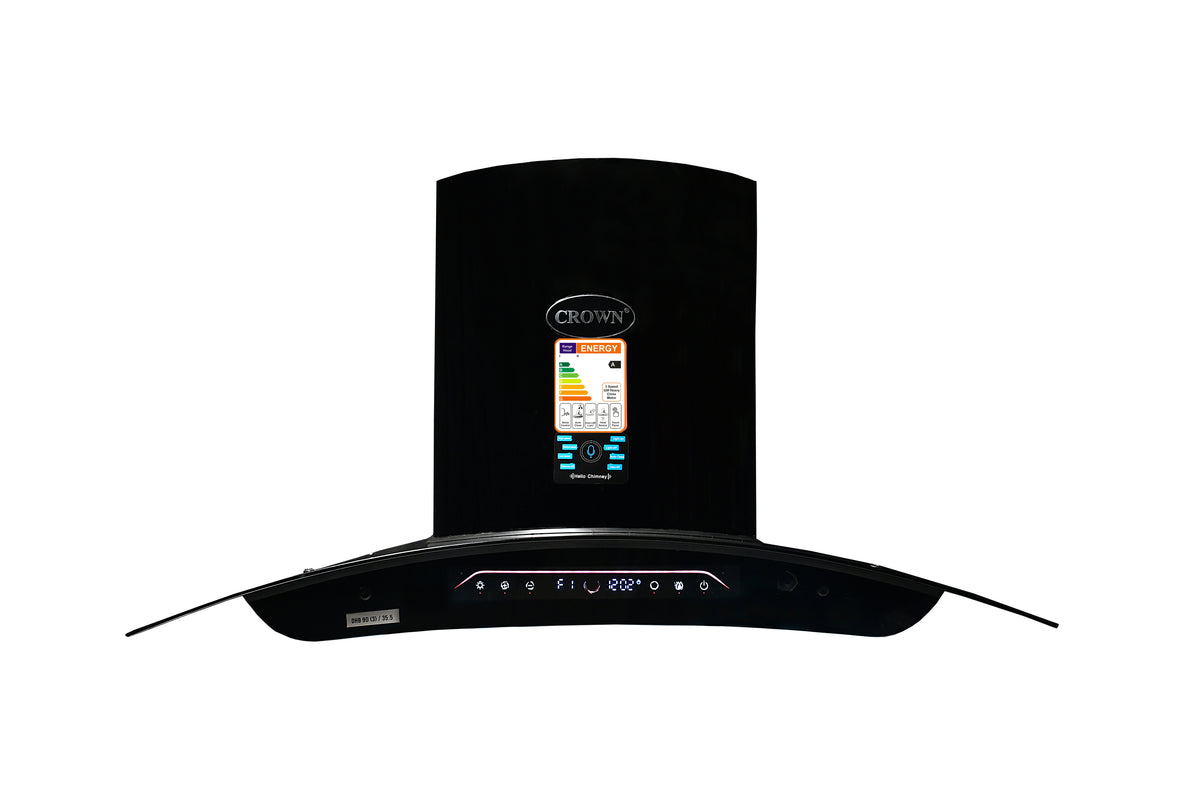 Crown 70(3) Kitchen Range Hood – 70cm Stainless Steel Chimney Hood with Powerful Suction & LED Lights