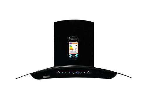 Crown 70(3) Kitchen Range Hood – 70cm Stainless Steel Chimney Hood with Powerful Suction & LED Lights