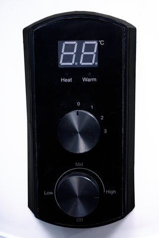 Crown EG-12G 40L Electric Geyser | Solar-Supported Water Heater with Digital Control Panel, Imported Heating Element & Durable ABS Body