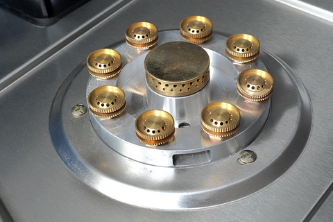 Crown CR-15S Built-In Gas Hob – 3 Burner Stainless Steel Cooktop for Modern Kitchens