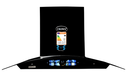 Crown 70(15) Kitchen Range Hood – 70cm Stainless Steel Chimney Hood with Powerful Suction & LED Lights
