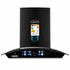 Crown 70(15) Kitchen Range Hood – 70cm Stainless Steel Chimney Hood with Powerful Suction, LED Lights & Official Brand Warranty