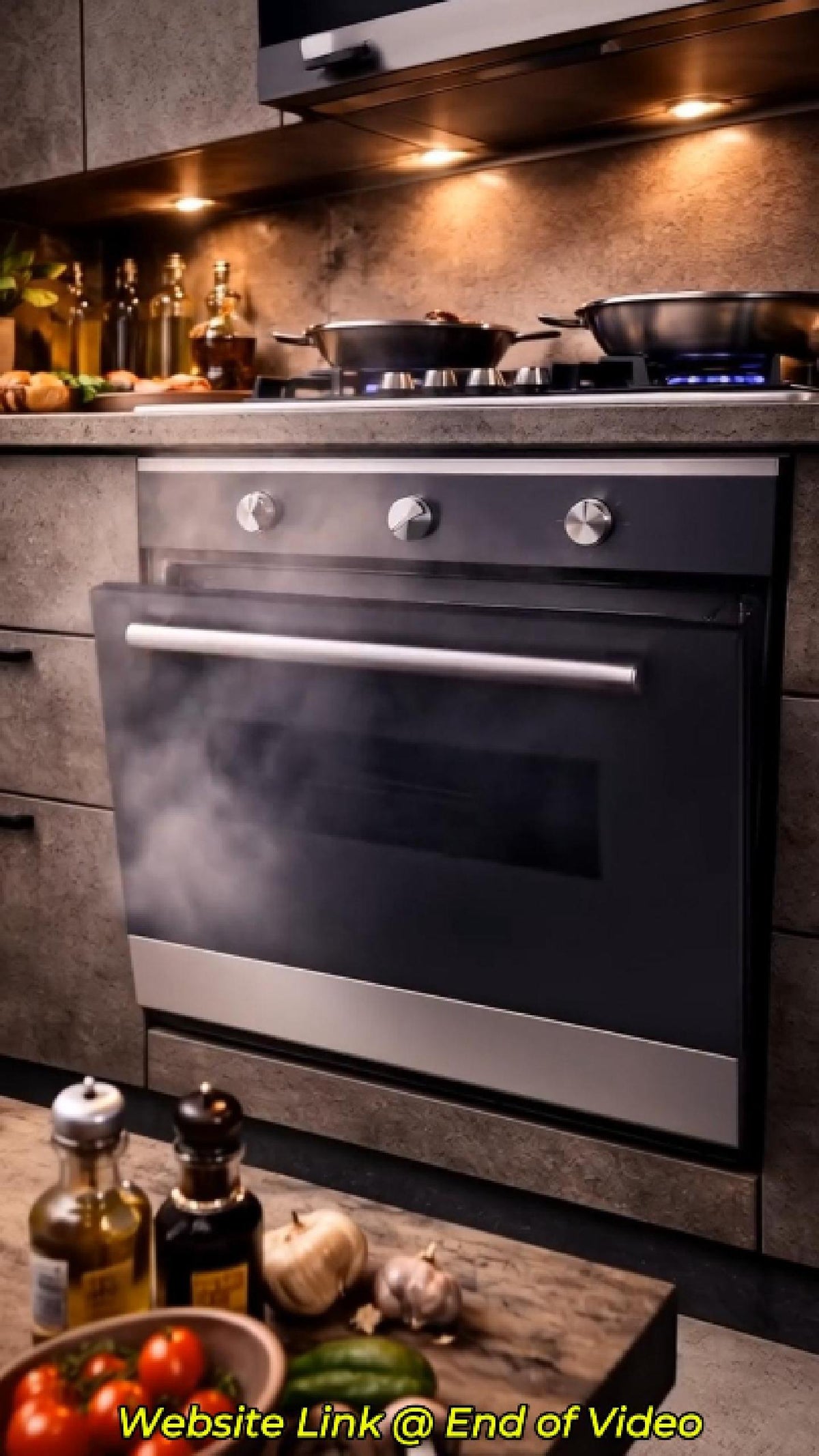 Crown B1-FG13TIX Built-In Oven – 73L Stainless Steel Electric Kitchen Oven with Multi-Function Cooking