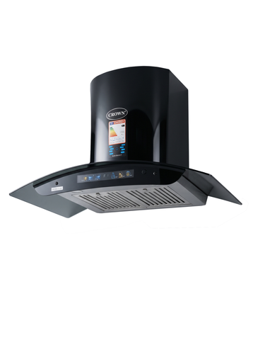 Crown 70(2) Kitchen Range Hood – 70cm Stainless Steel Chimney Hood with Powerful Suction & LED Lights