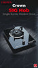 Crown CR-S1G Single Burner Built-In Gas Hob – Premium Glass Top Cooktop with Auto Ignition & Compact Design ✅
